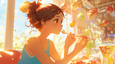 美しく輝く女性の秘密：3大栄養素の力